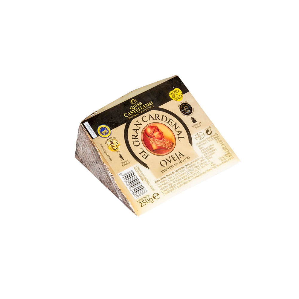 Queso de Oveja Castellano Curado x 0.250 Kg El Gran Cardenal