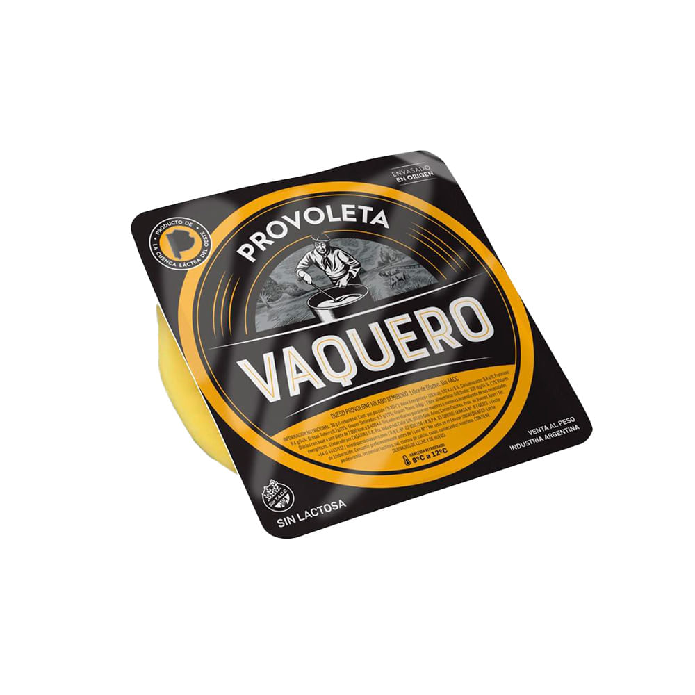 Queso Provoleta Provolone Semiduro x Kg Vaquero