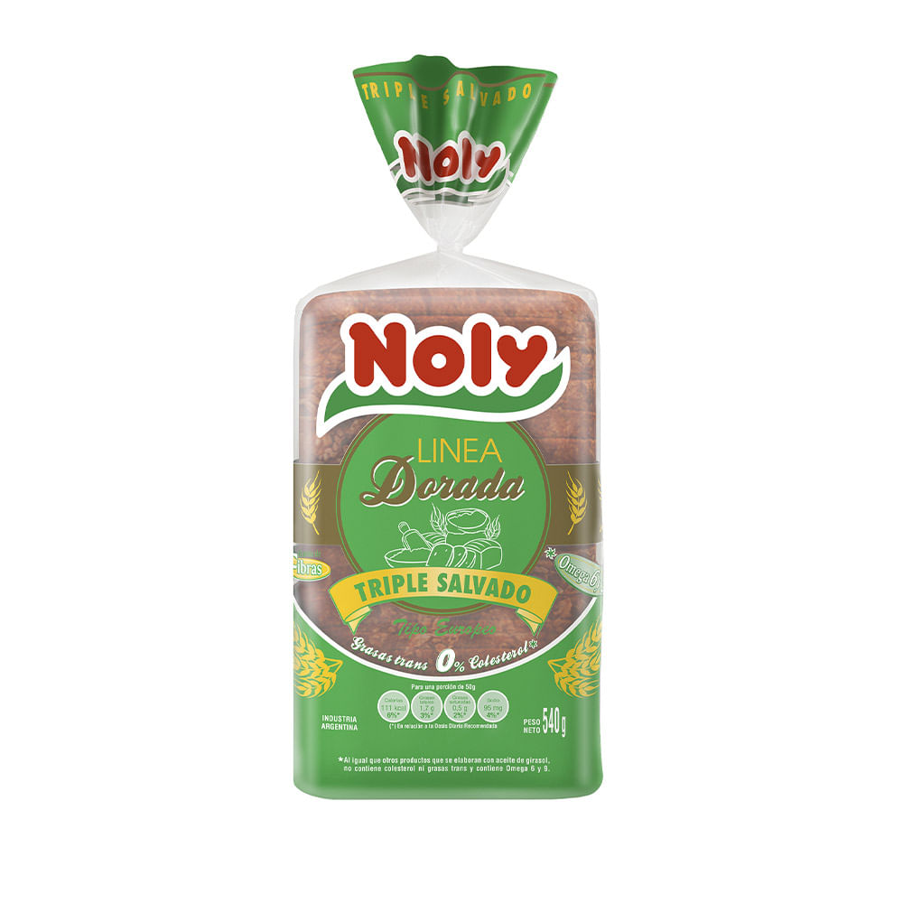 Pan Triple Salvado Doña Noly 540 Gr