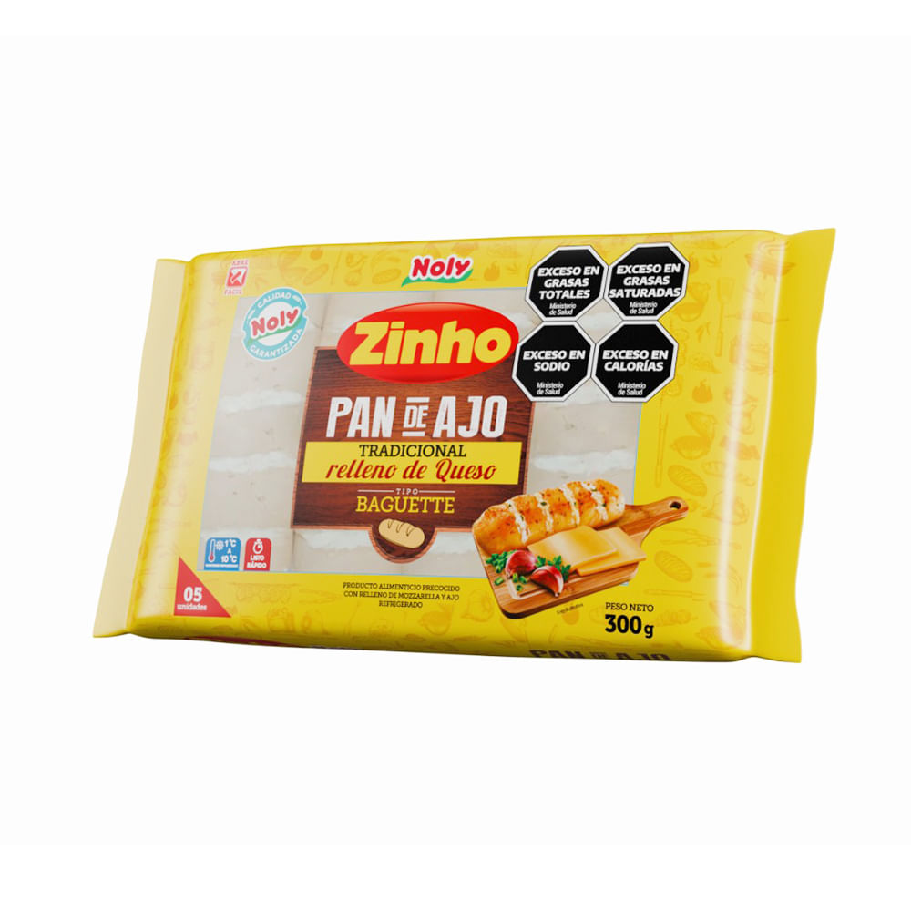 Pan De Ajo Amarillo 300 Gr Zinho