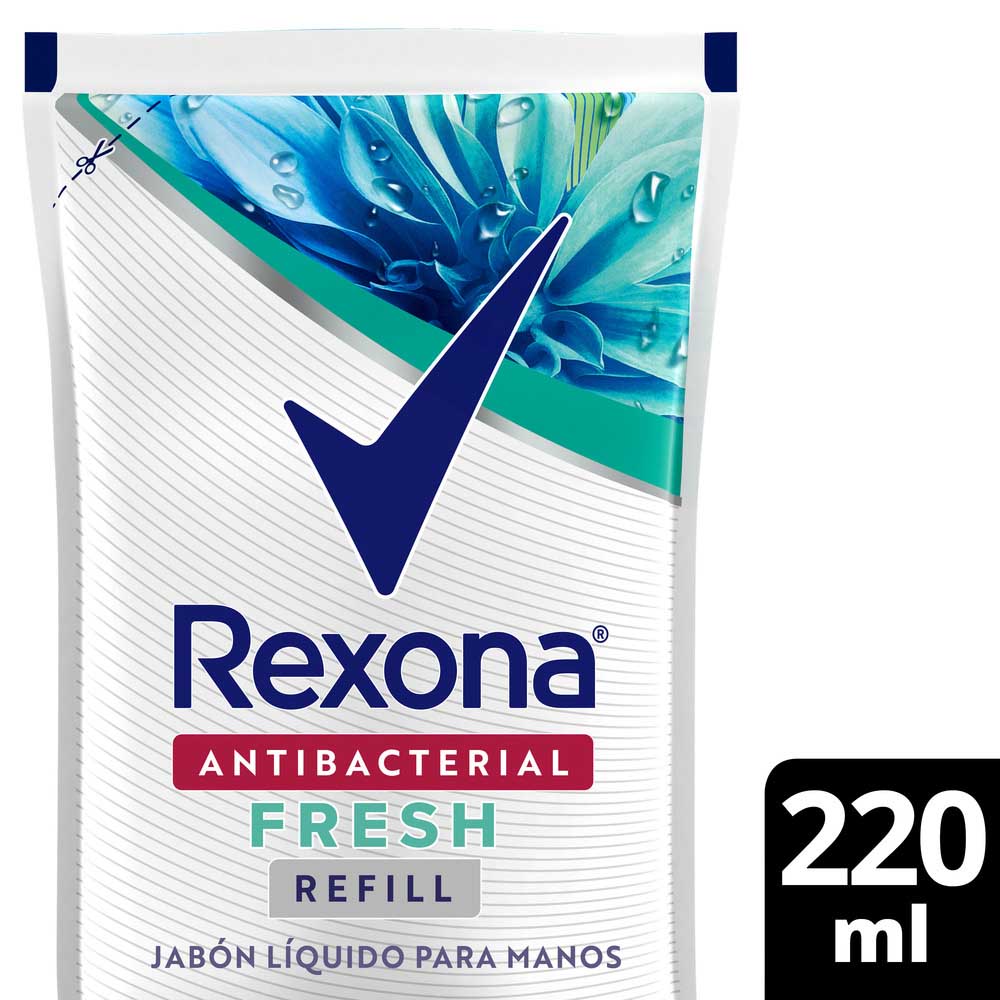 Jabón Líquido Antibacterial Fresh 220 Ml Rexona