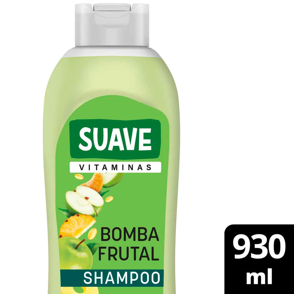 Shampoo Liso y Sedoso Bomba Frutal 930 Ml Suave
