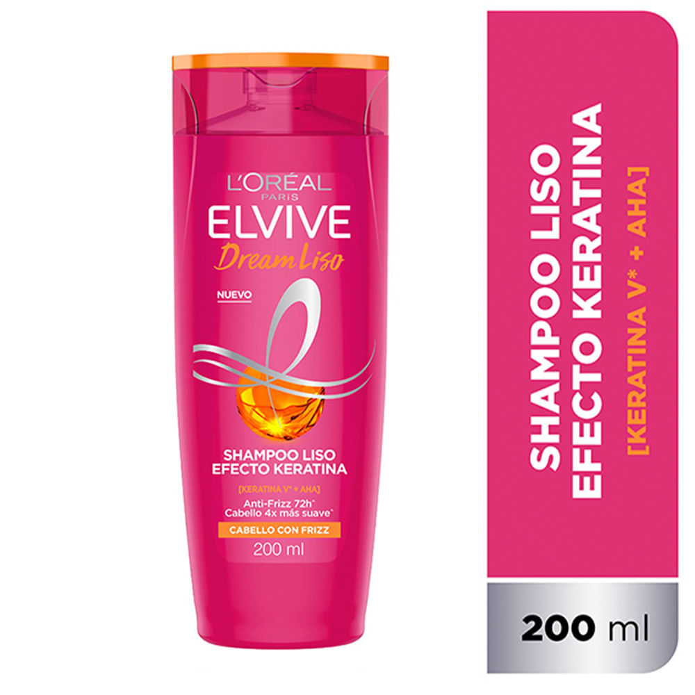 Shampoo Dream Liso Anti Frizz 200 Ml Elvive