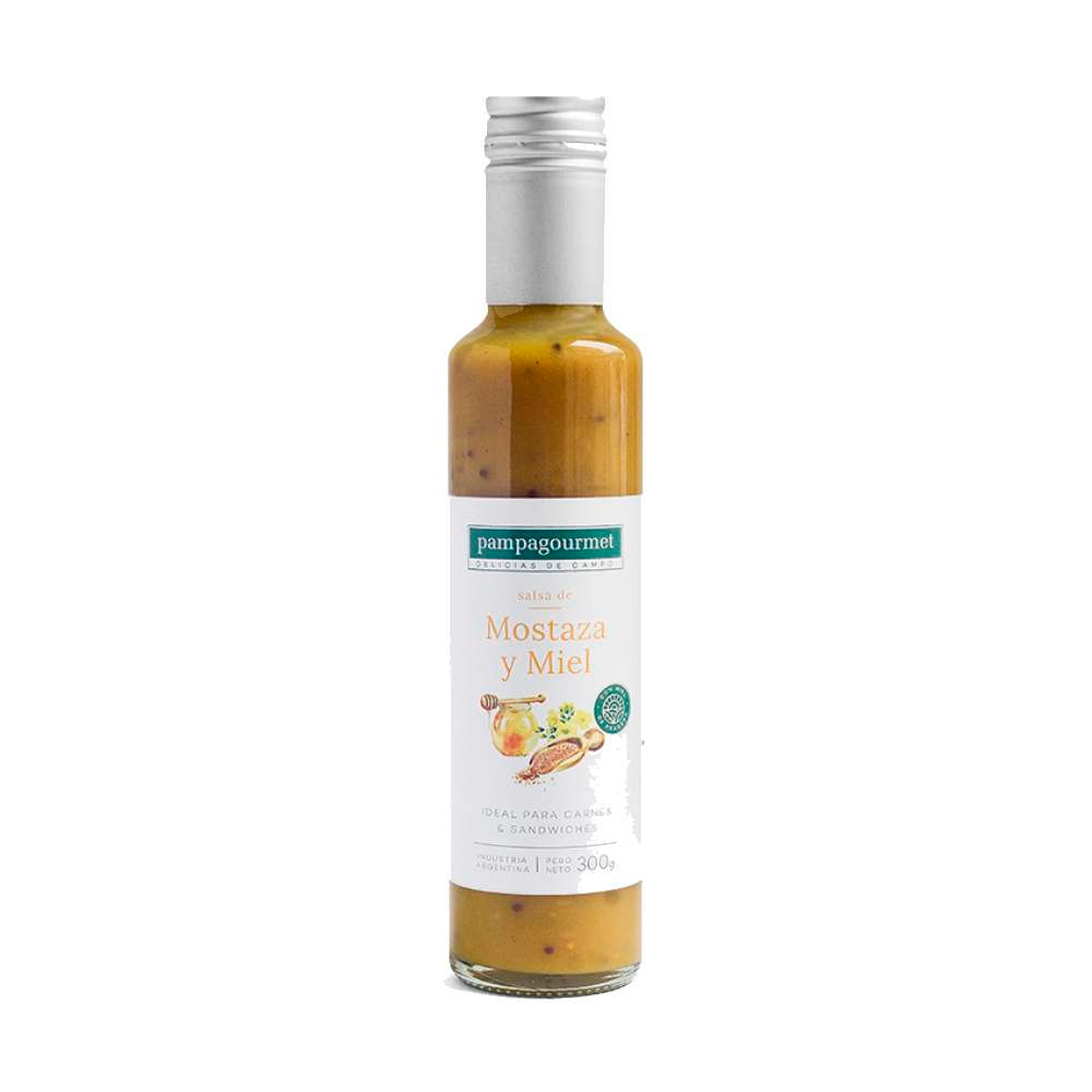 Aderezo De Salsa De Mostaza Y Miel Bot.320 Gr Pampa Gourmet