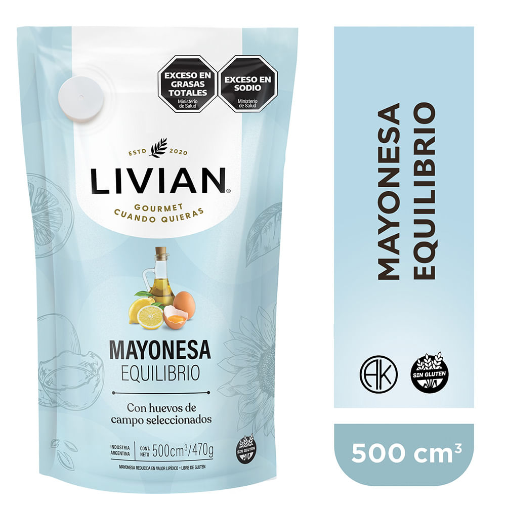 Mayonesa Equilibrio 500 Cc Livian