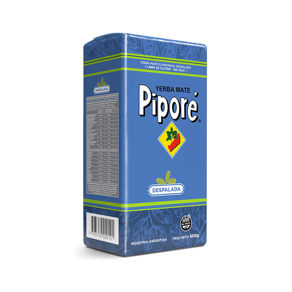 Yerba Mate Despalada 500 Grs Piporé