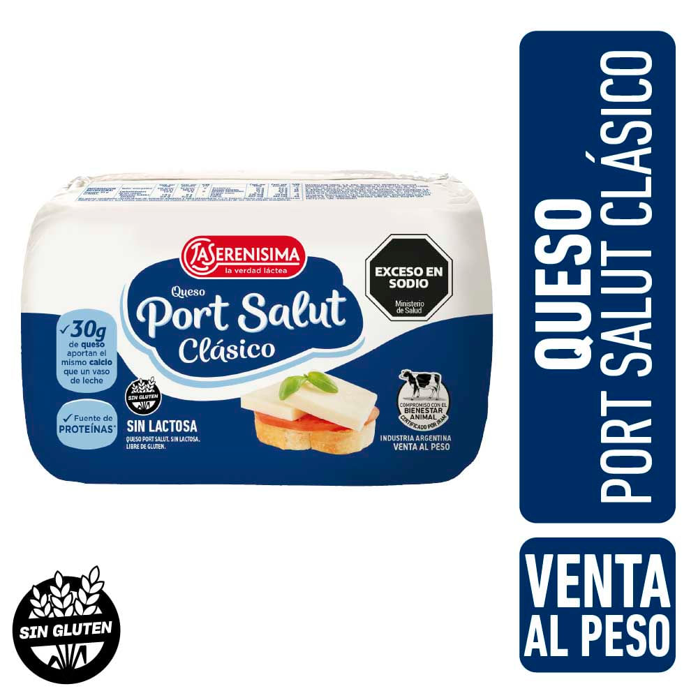 Queso Port Salut x 1 Kg La Serenisima