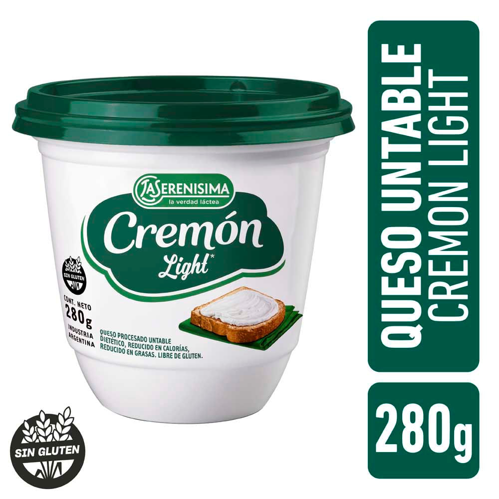 Queso Untable La Serenísima Cremón 280 Gr