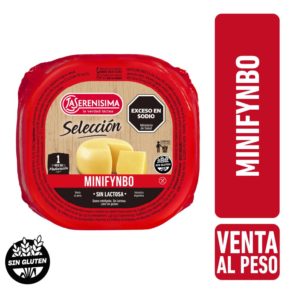 Queso Tybo Minifynbo x 1 Kg La Serenisima