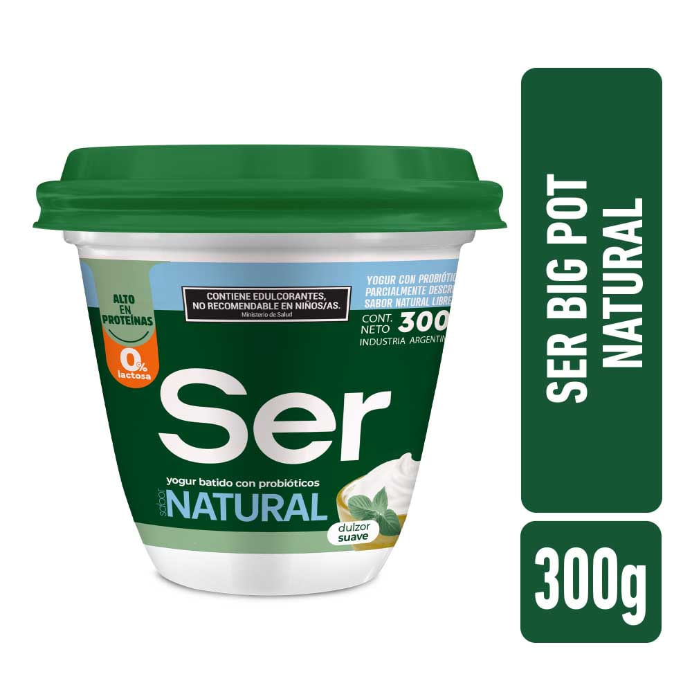 Yogur Batido Sabor Natural 300 Gr Ser