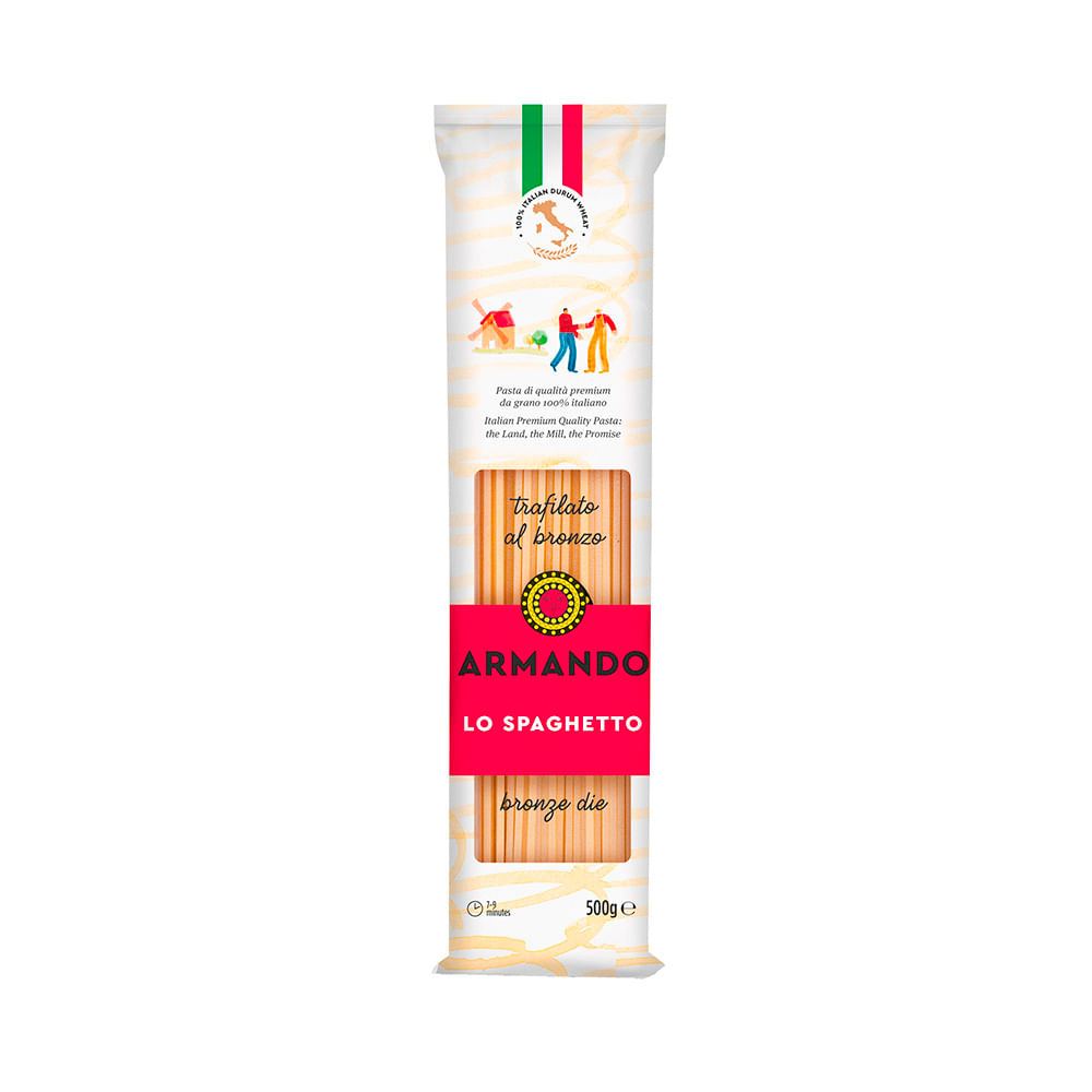Fideos Spaghetto 500 Grs Armando