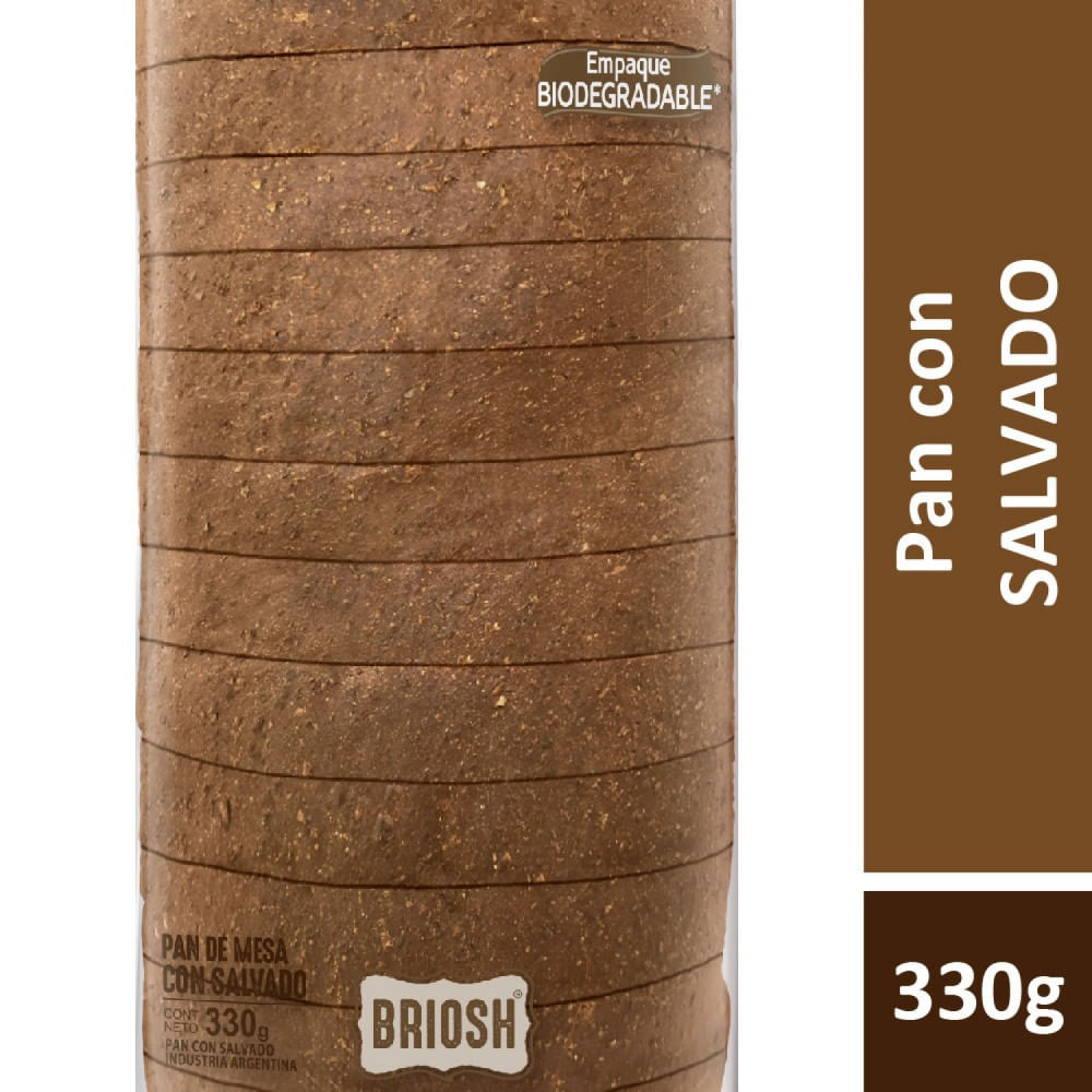Pan de Salvado 330 Grs Briosh