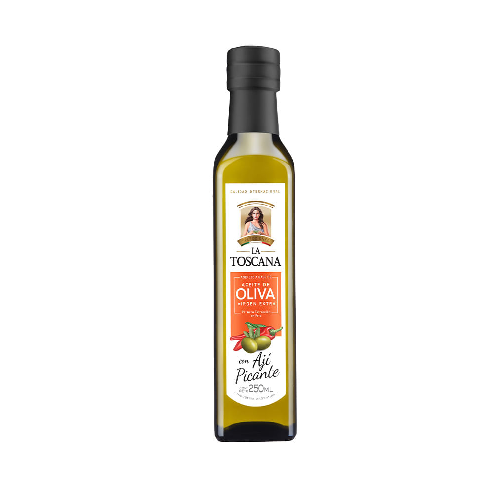 Aceite de Oliva Sabor Ají Picante 250 Ml La Toscana