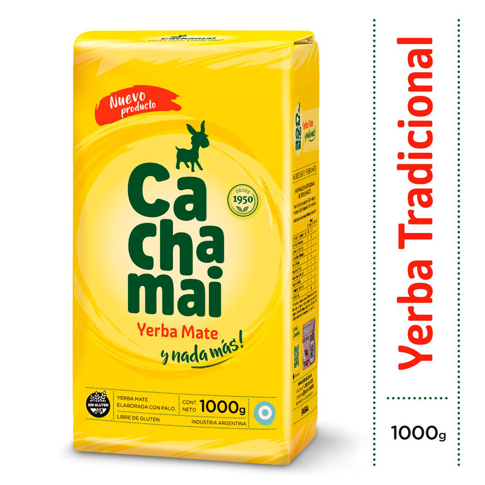 Yerba Tradicional 1 Kg Cachamai