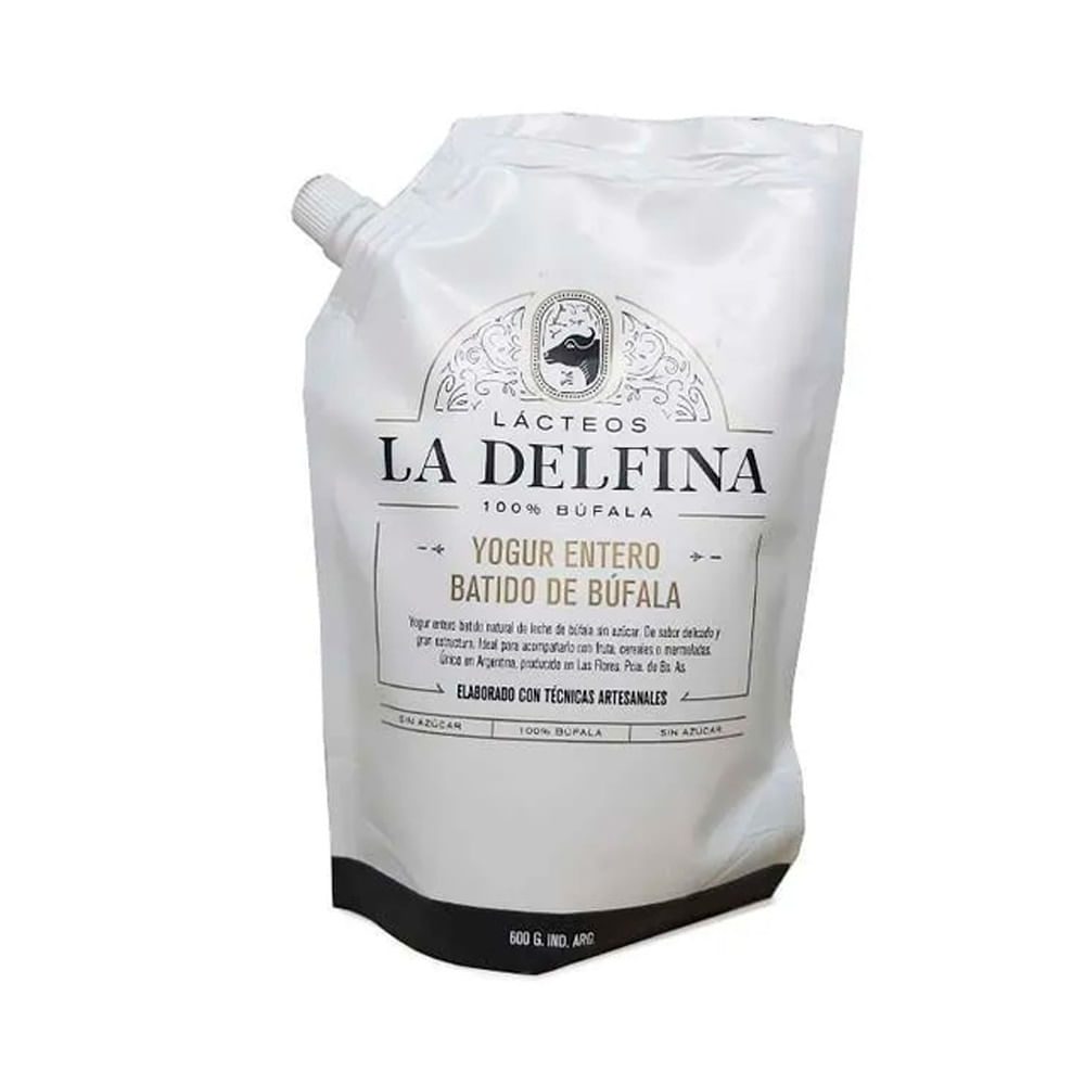Yogurt Sabor Natural Entero 600 Grs La Delfina