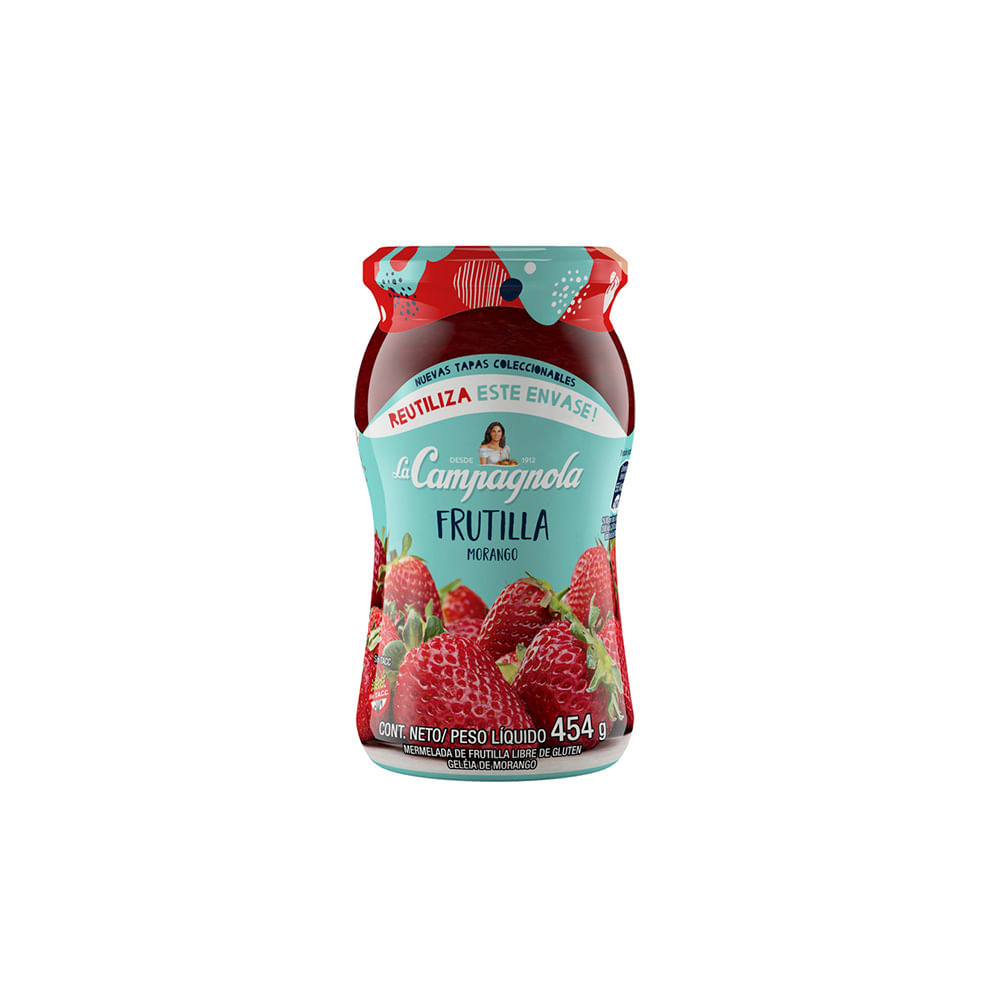 Mermelada Sabor Frutilla 454 Grs La Campagnola