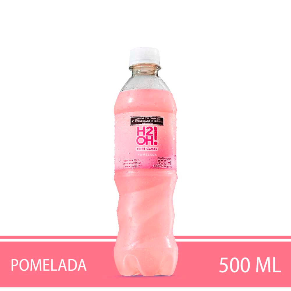 Agua Diet Sin Gas Sabor Pomelo 500 Ml H2Oh