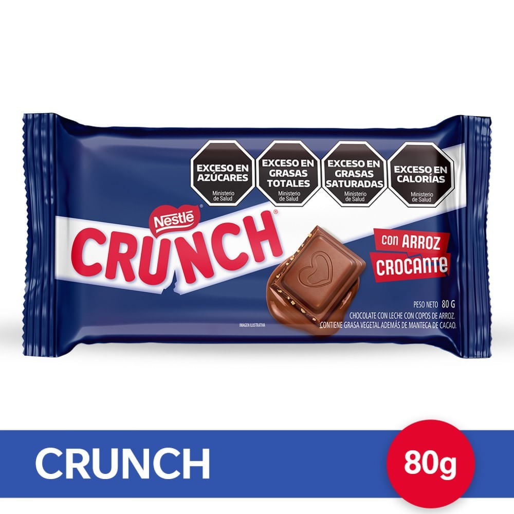 Chocolate Crujiente 80 Grs Crunch®