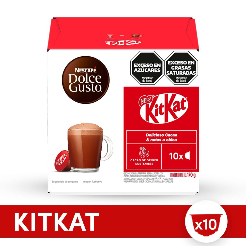 Café Kit Kat 10 Un Dolce Gusto Nescafé®