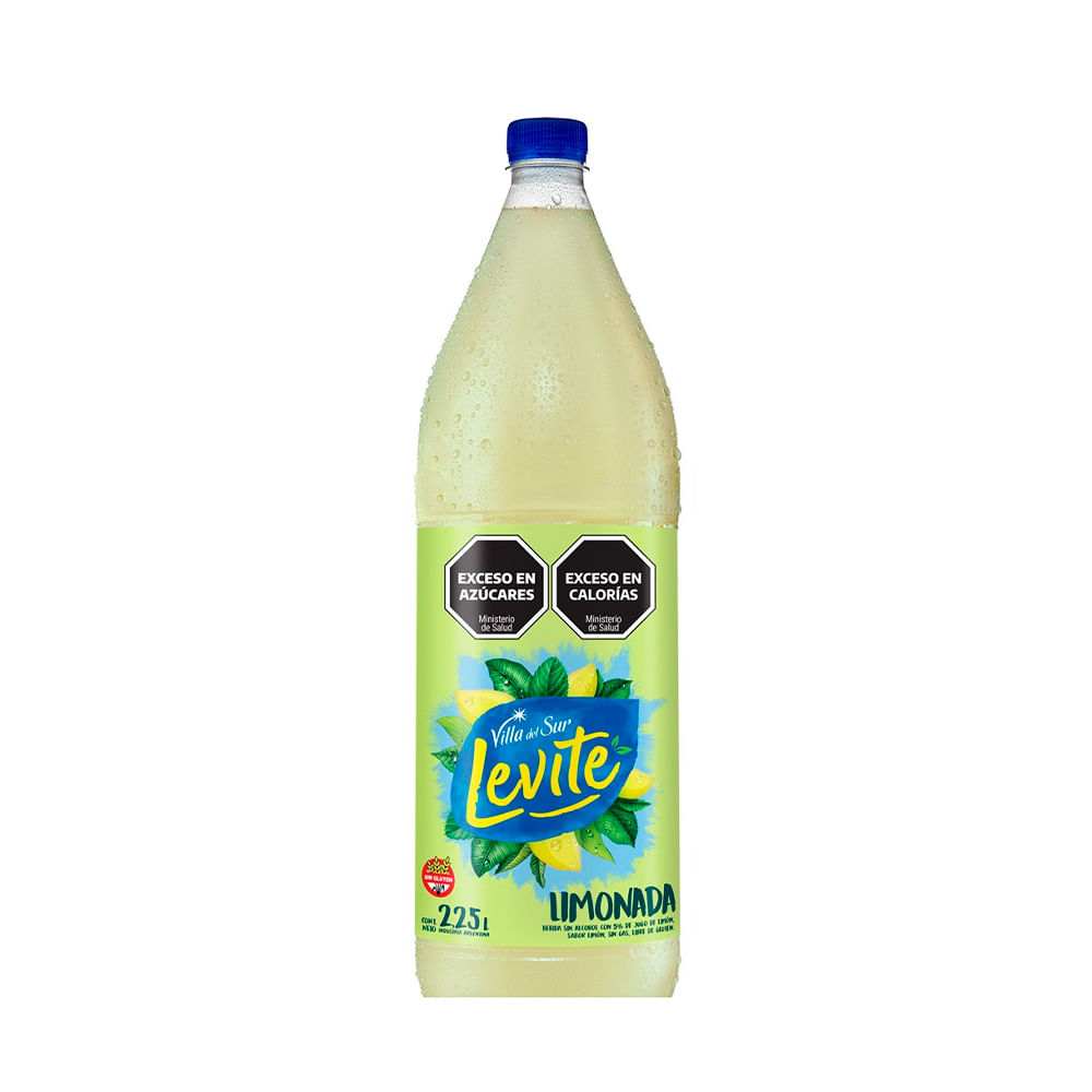 Agua Saborizada Sabor Limonada 2,25 Lts Levite