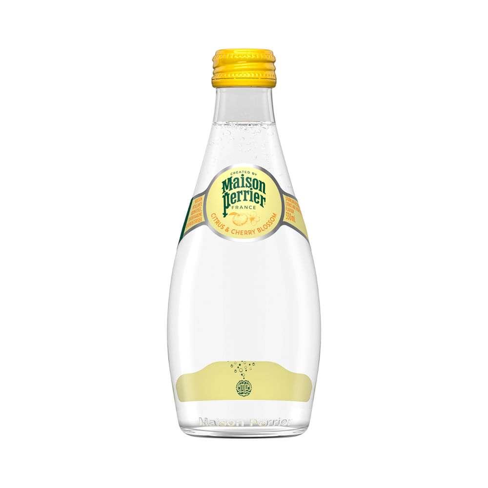 Agua Gasificada Sabor Citrus y Cherry Blossom 330 Ml Maison Perrier