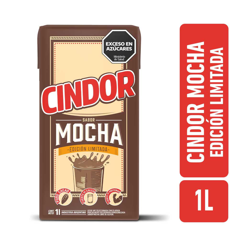 Leche Sabor Mocha 1 Lts Cindor