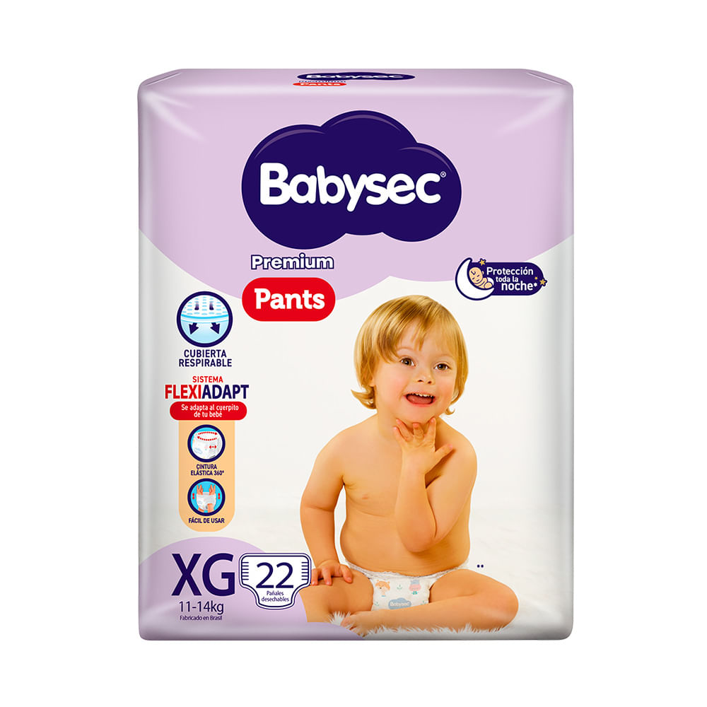 Pañales Pants XG x 22 Un Babysec