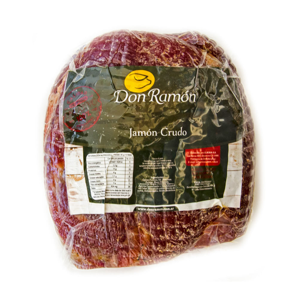 Jamón Crudo Cerdo Redondo x Kg Don Ramon