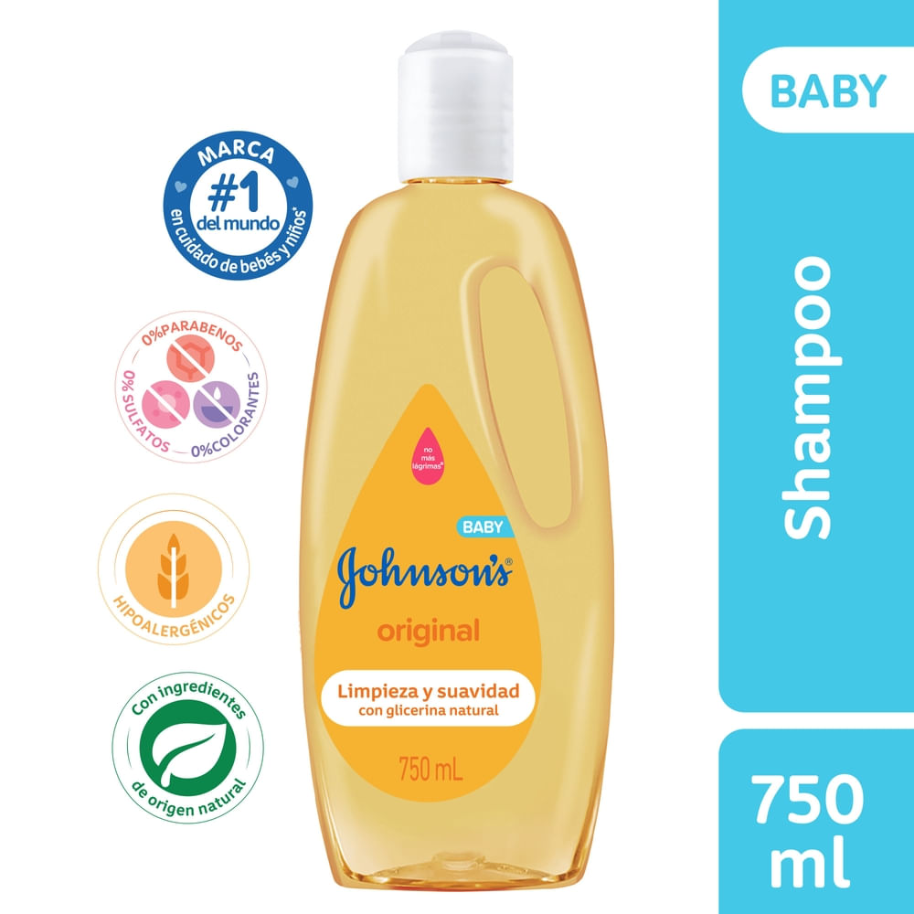 Shampoo Bebé Original 750 Ml Johnson's