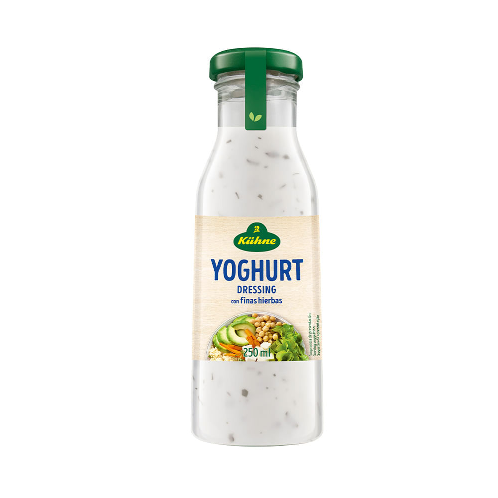Aderezo de Yogur con Sabor finas hierbas 250 Ml Kuhne