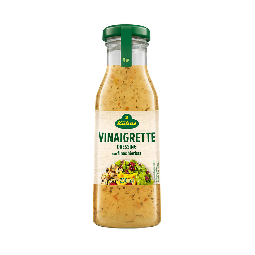 Aderezo Vinagreta finas hierbas 250 Ml Kuhne