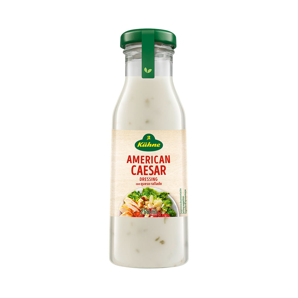 Aderezo sabor César con queso rallado 250 Ml Kuhne