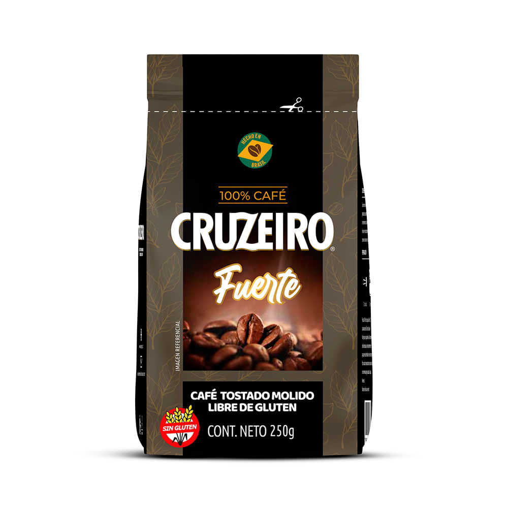 Café Molido Fuerte 250 Grs Cruzeiro