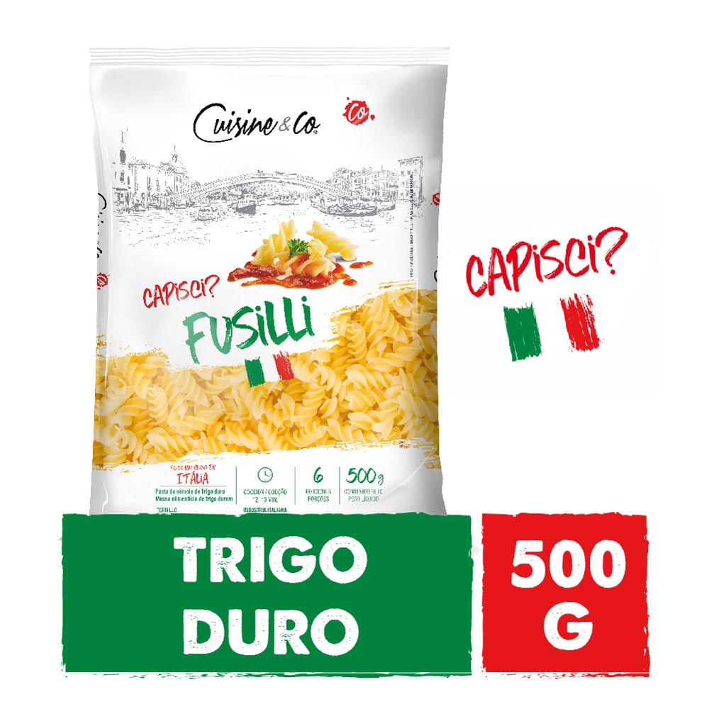 Fideos Fusilli 500 Grs Cuisine y Co Premium