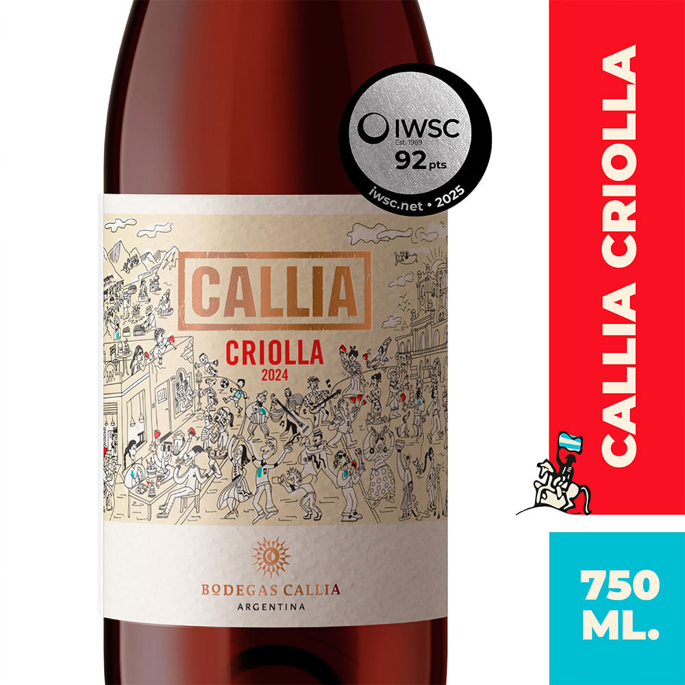 Vino Tinto Criolla 750 Cc Callia