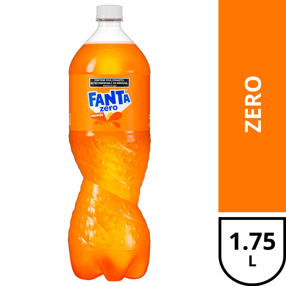 Gaseosa Sin Azúcar Sabor Naranja 1.75 Lts Fanta
