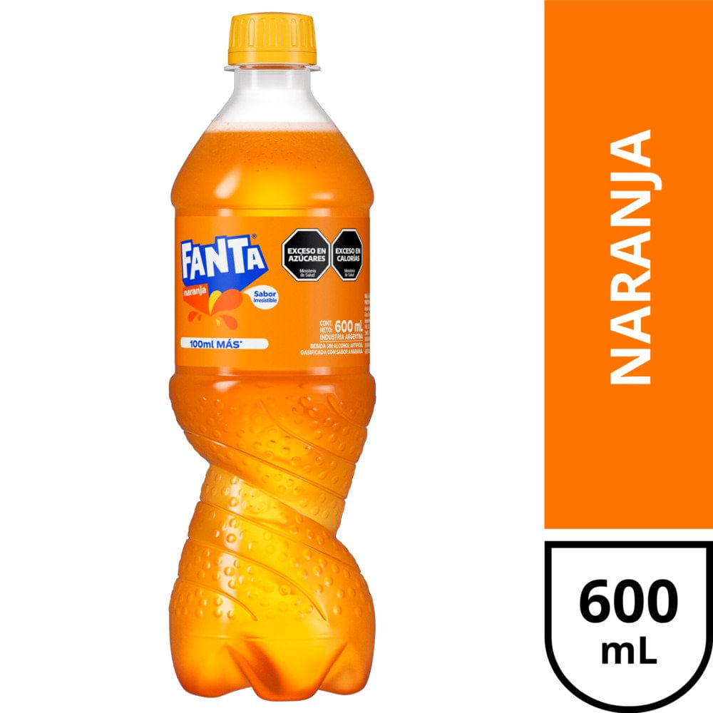 Gaseosa Sabor Naranja 600 Ml Fanta
