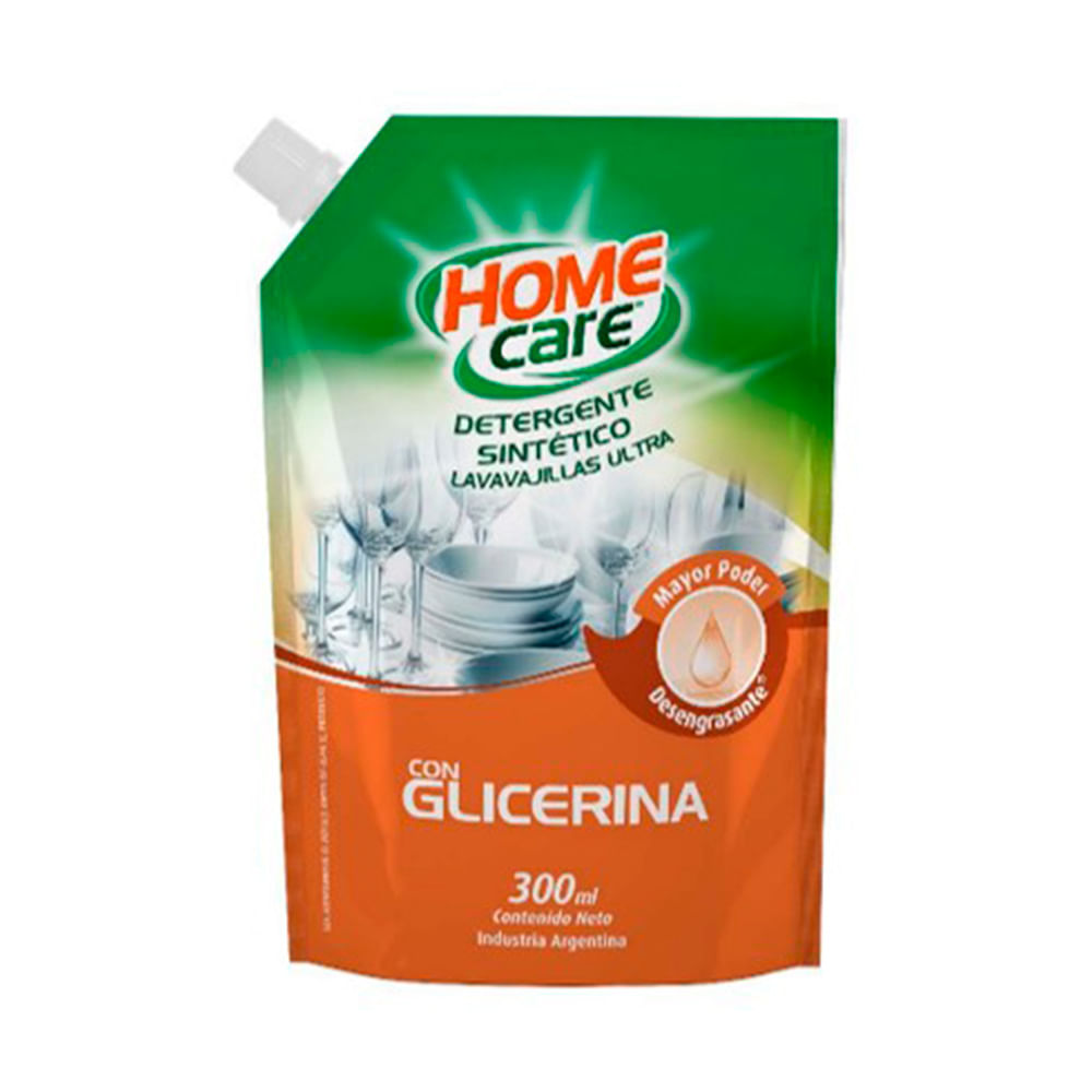 Detergente para Lavavajillas Limón 300 Ml Home Care