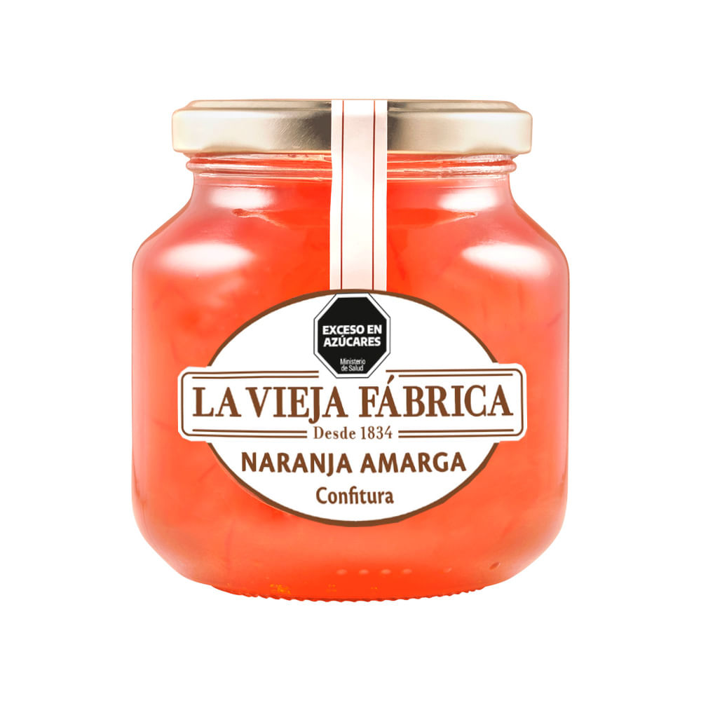Mermelada Sabor Naranja Amarga 280 Grs La Vieja Fabrica