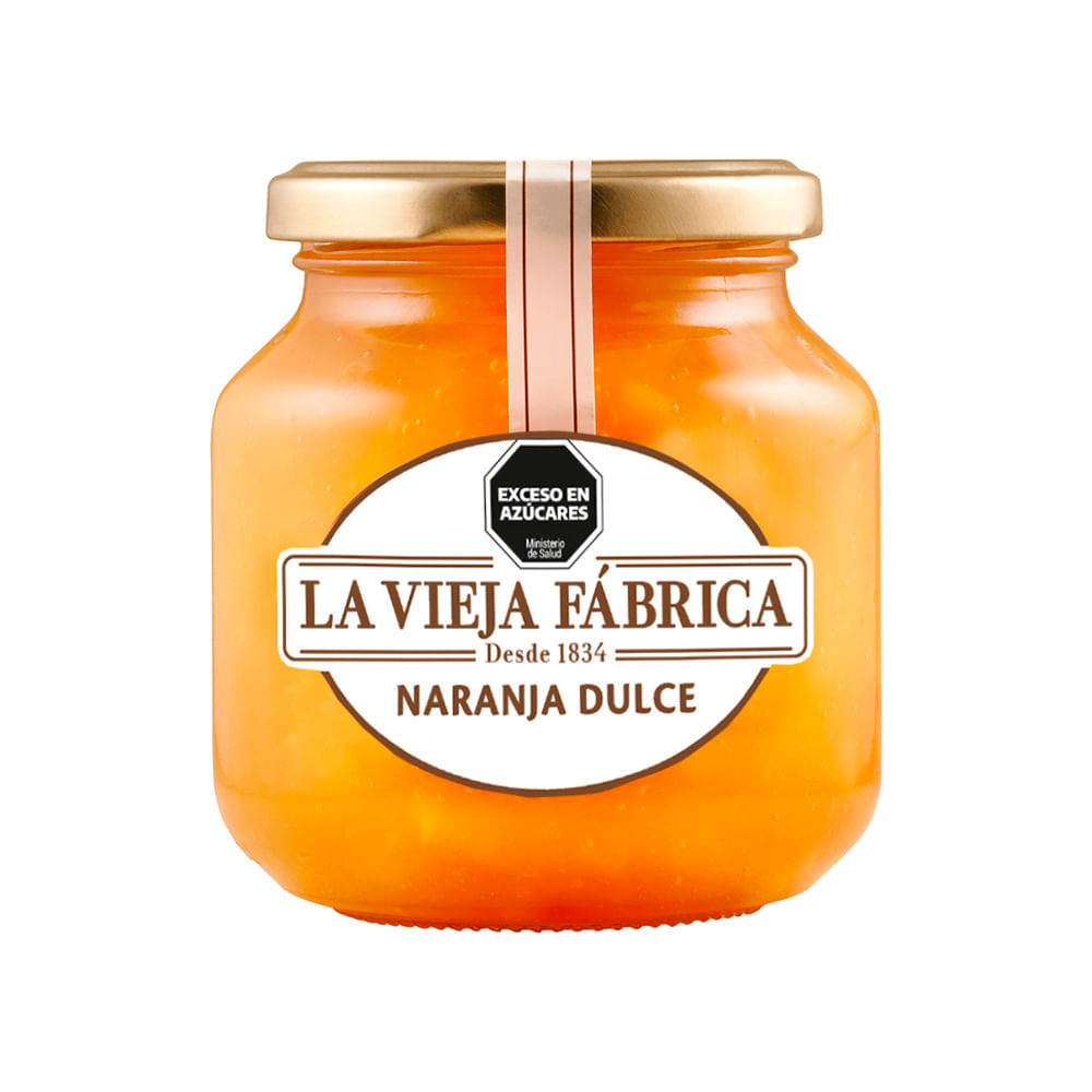 Mermelada Sabor Naranja Dulce 280 Grs La Vieja Fabrica