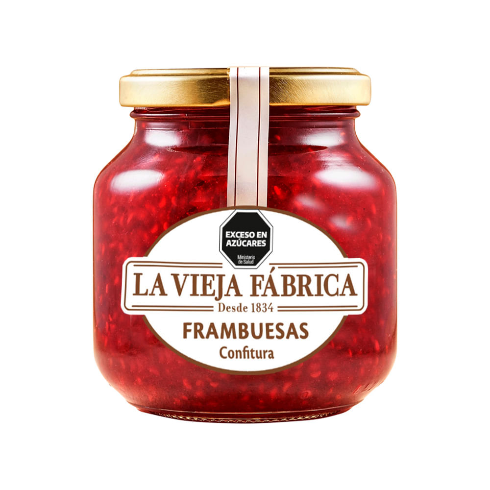 Mermelada Sabor Frambuesa 280 Grs La Vieja Fabrica