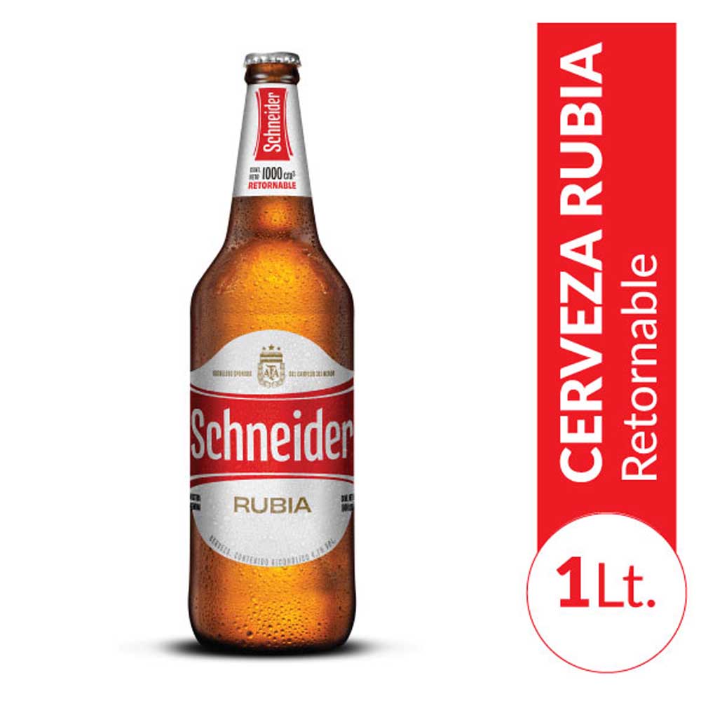 Cerveza Rubia 1000 Ml Schneider