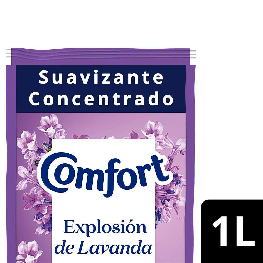 Suavizante Concentrado Explosión de Lavanda 1000 Ml Comfort