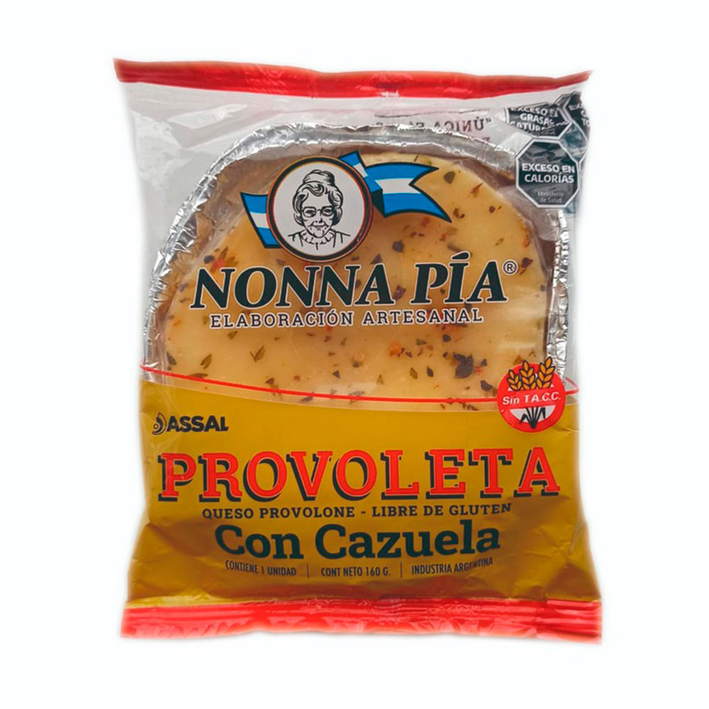 Queso Provoleta Artesanal con Cazuela 0.160 Kg Nonna Pia