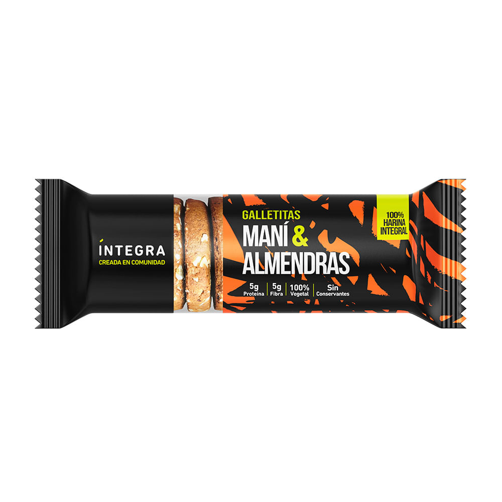 Galletitas Mani & Almendras 200g Integra