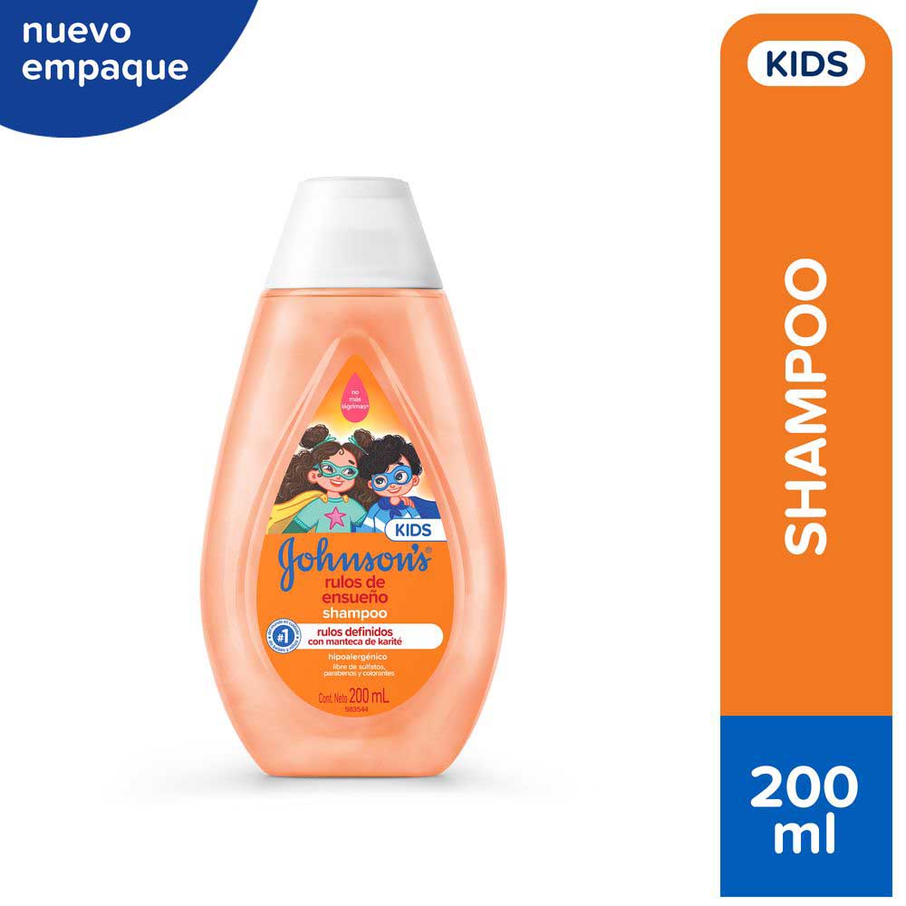 Shampoo para Niños Rulos de Ensueño con Manteca de Karité 200 Ml Johnson's