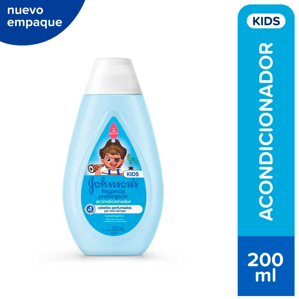 Acondicionador para Niños Fragancia Prolongada 200 Ml Johnson's