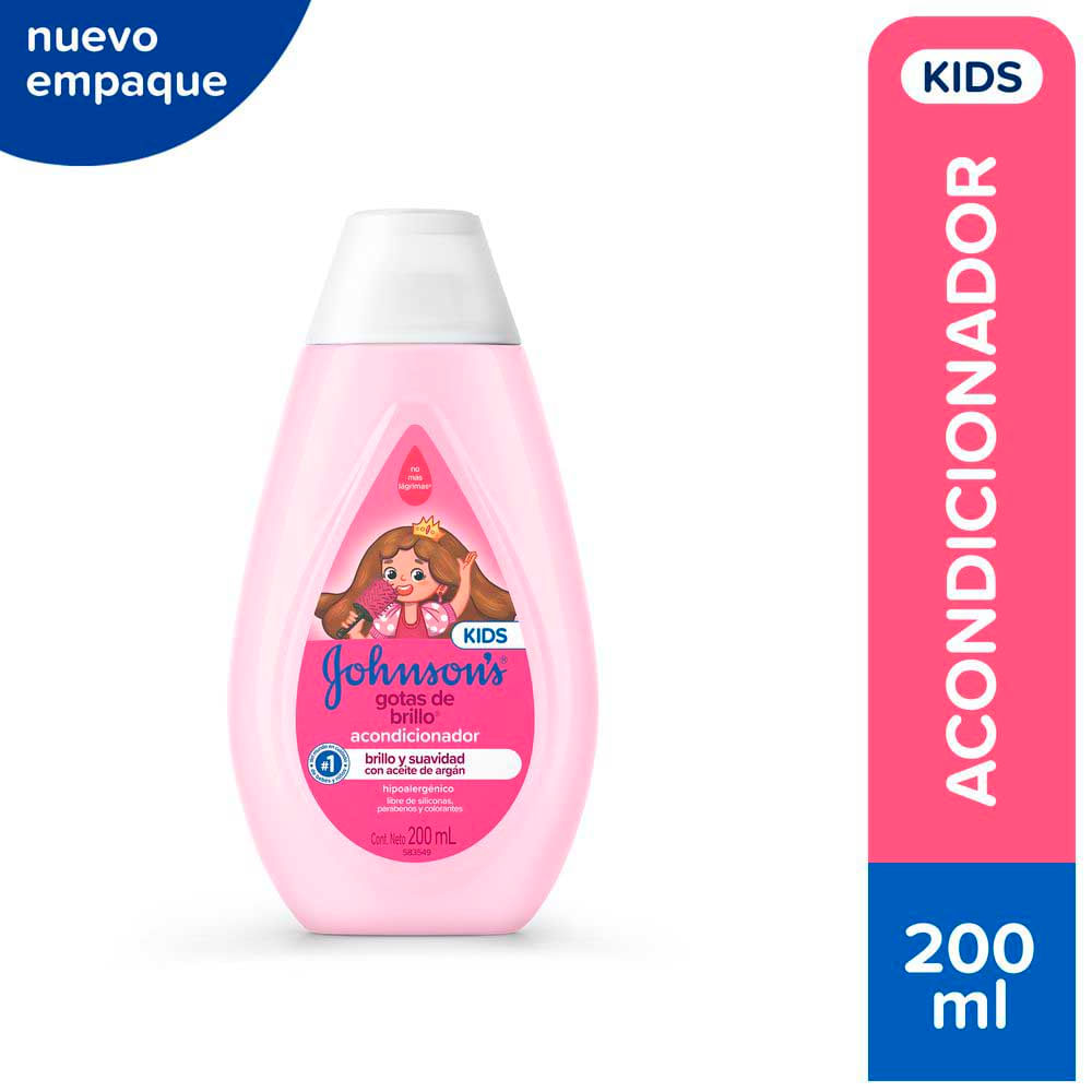 Acondicionador Kids Gotas de Brillo 200 Ml Johnson's