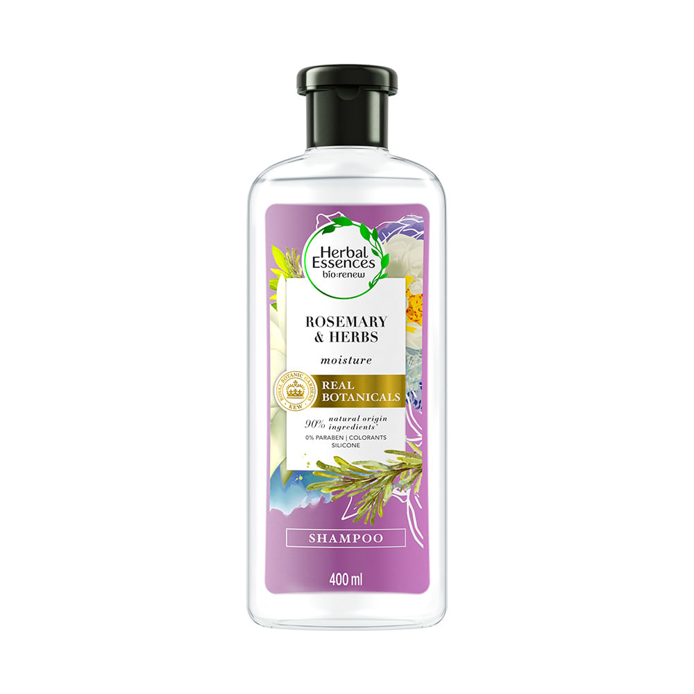 Shampoo Nutrición Rosemary y Herbs 400 Ml Herbal Essences