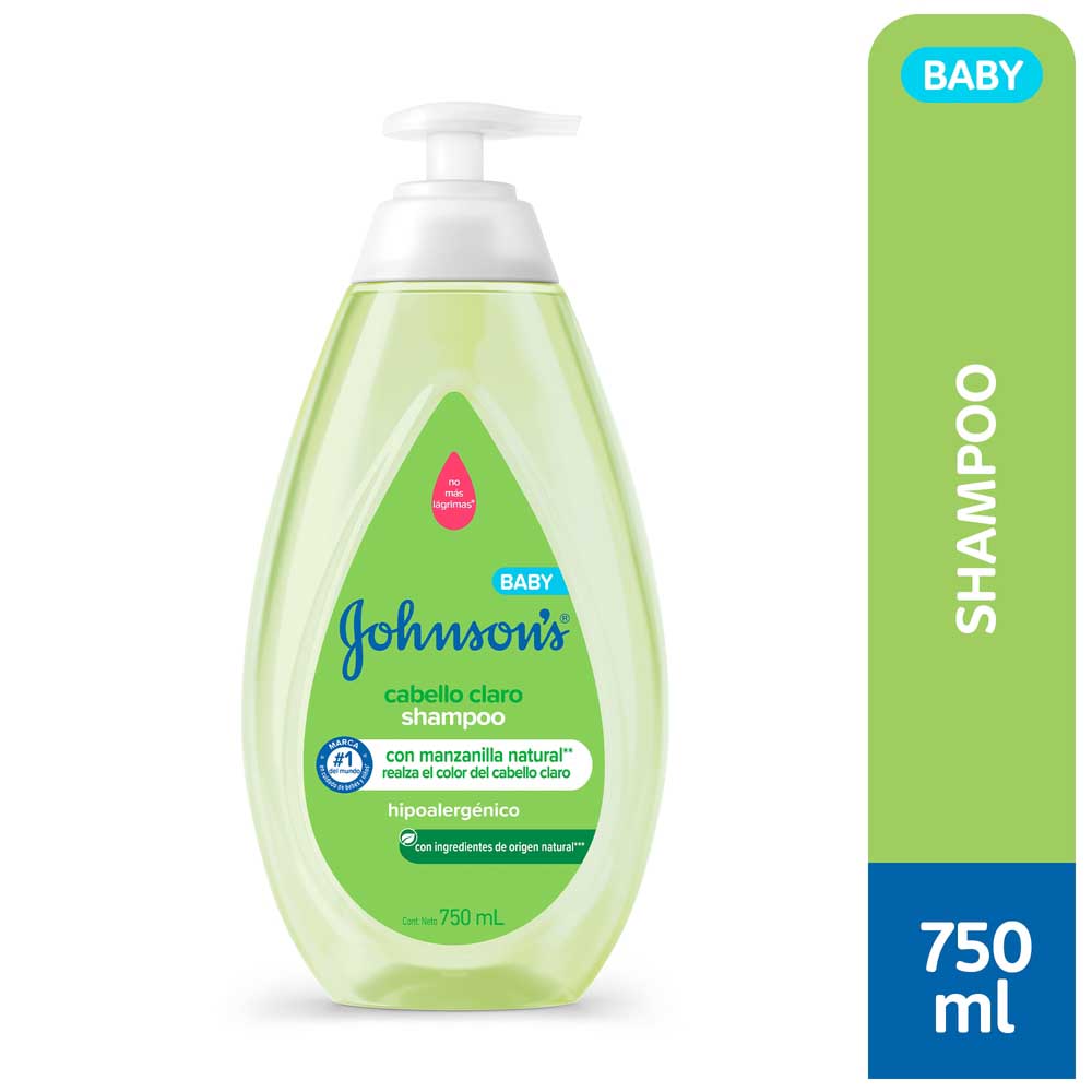 Shampoo Para Bebé Cabello Claro 750 Ml Johnson Baby